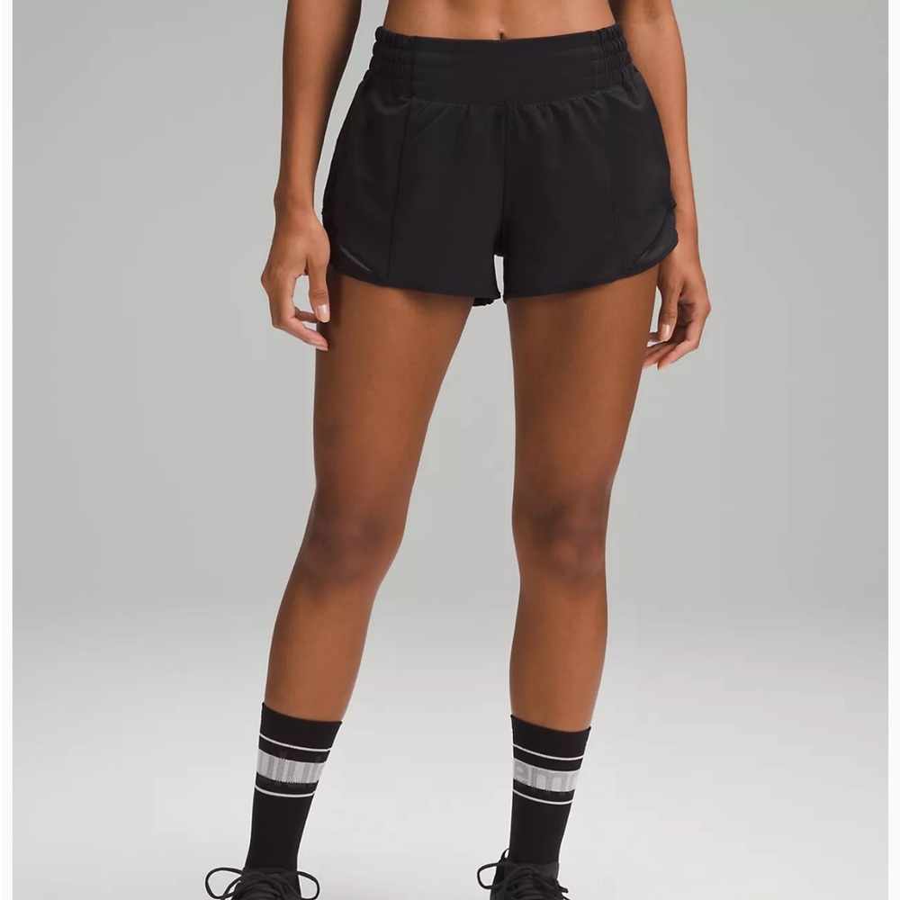Lululemon Black Hotty Hot Shorts